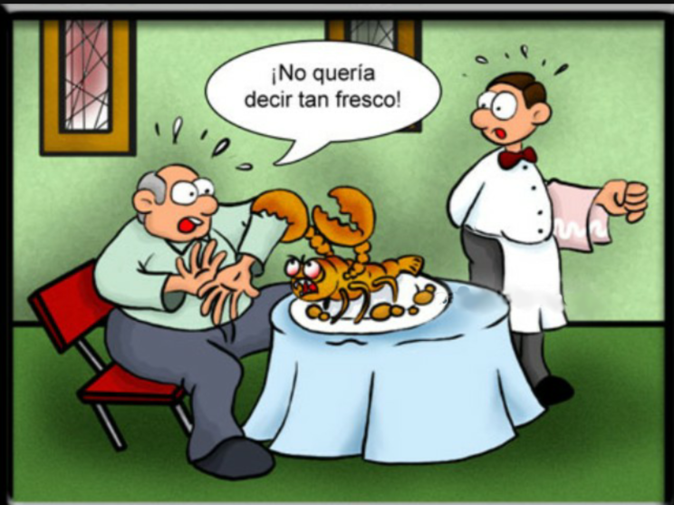 cliente en restaurante