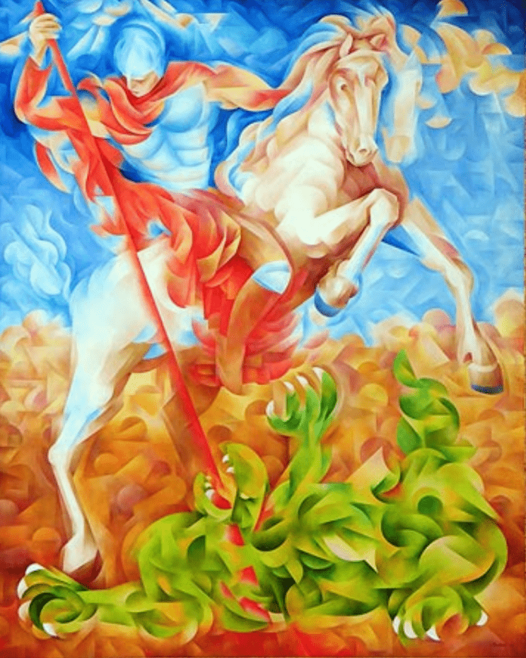 San Jorge y el dragon