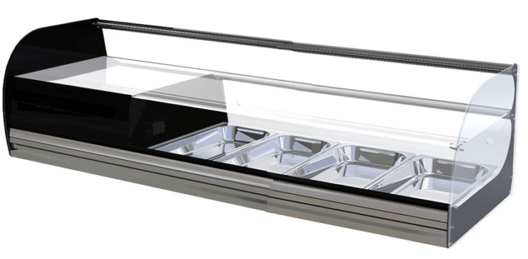 Vitrinas de tapas doble piso