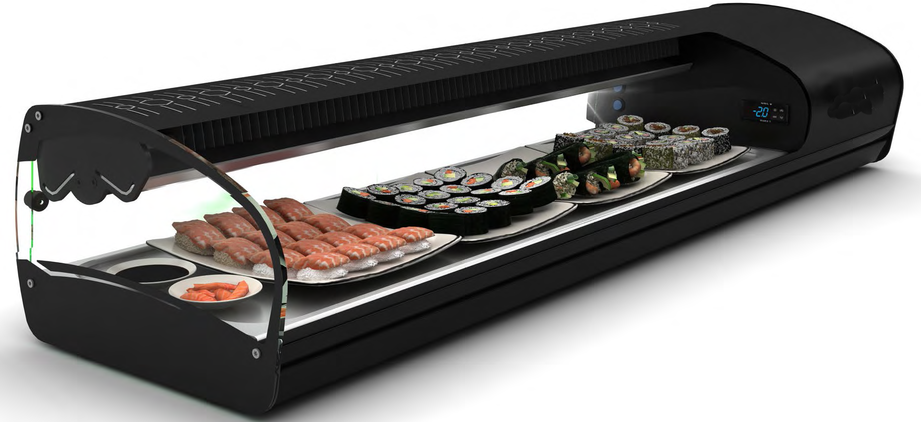 Foto vitrinas tapas.platos