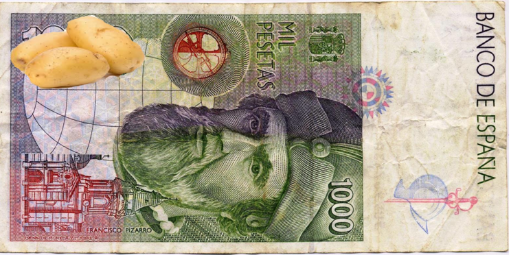 patatas y pesetas
