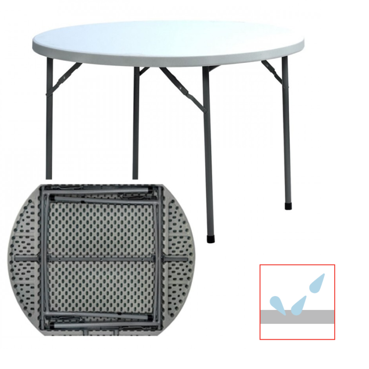 mesa de catering plegable