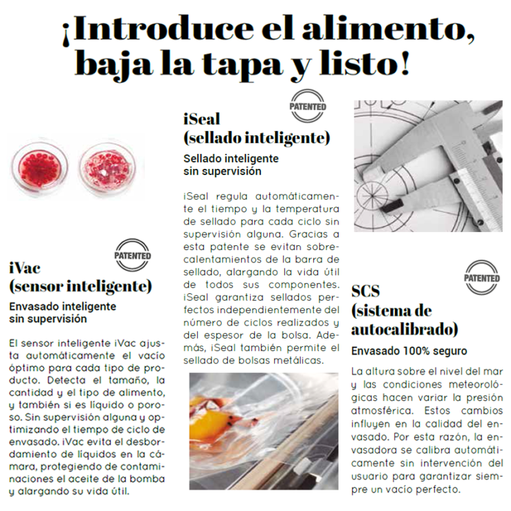 caracteristicas de una envasadora