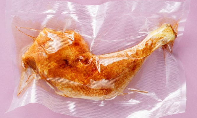 Muslo de pollo al vacio con bolsa 