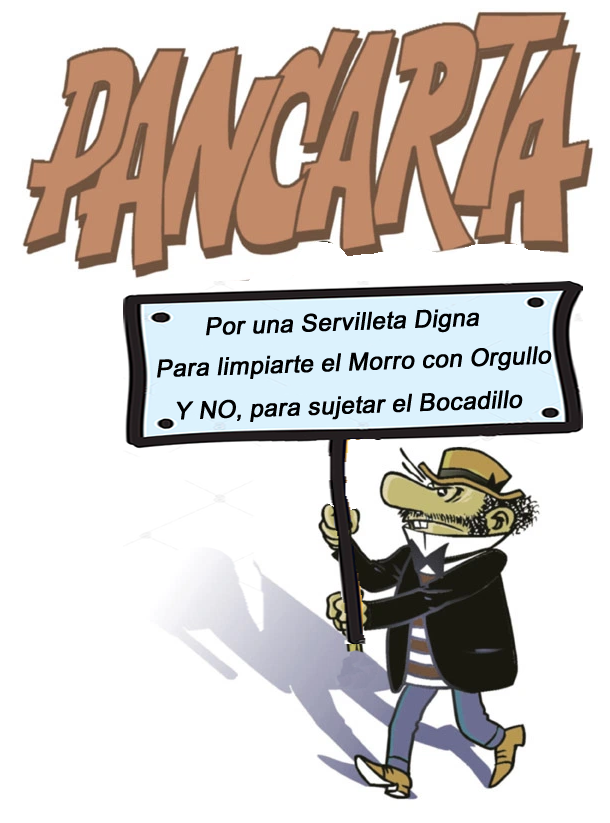 servilleta bocadillo